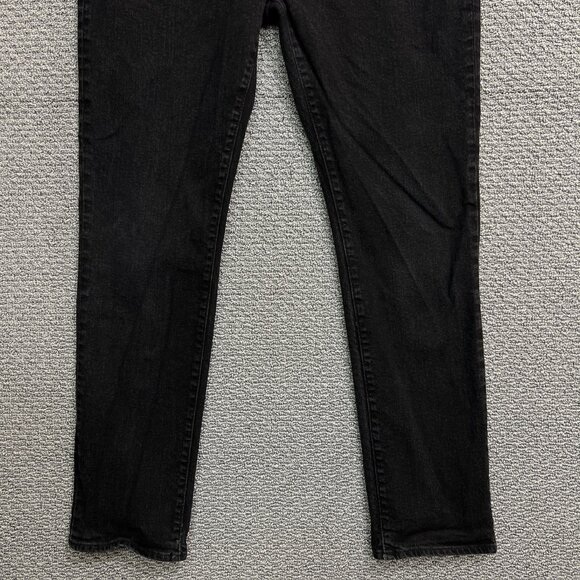 J.Crew Jeans 484 Slim Men's Size 36 Black Mid Rise 31in Inseam - Picture 2 of 14